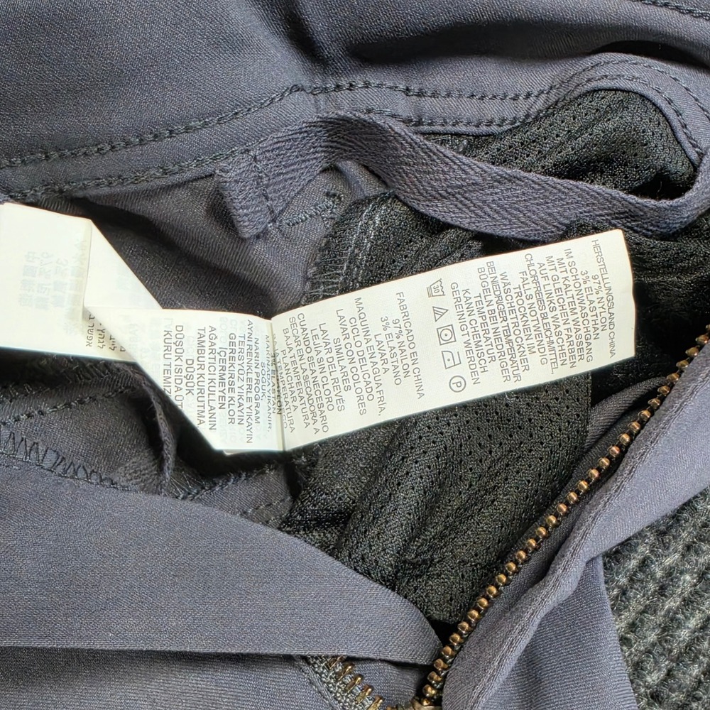 Prana Halle Hiking Pants Womens 4 Gray Roll-Up Articulated Knee Stretch Trail - Picture 11 of 15